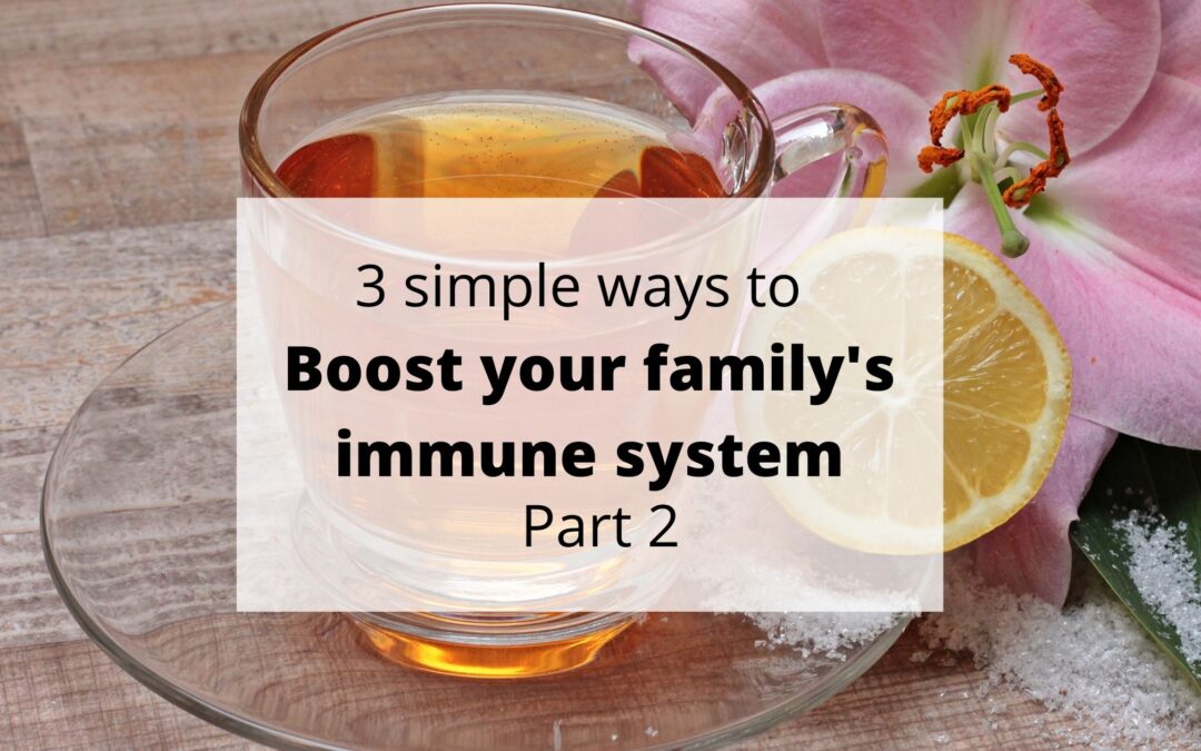 3 Top Immune Support Tips for your Family to boost their immune system
